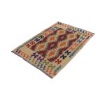 Kilim szőnyeg 147x101 kézi szövésű afgán gyapjú kilim