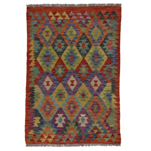 Chobi Kilim szőnyeg 150x102 kézi szövésű afgán gyapjú kilim
