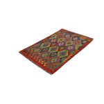 Kilim szőnyeg 150x102 kézi szövésű afgán gyapjú kilim
