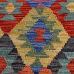 Kilim szőnyeg 150x102 kézi szövésű afgán gyapjú kilim
