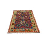 Kilim szőnyeg 152x102 kézi szövésű afgán gyapjú kilim