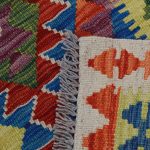 Kilim szőnyeg 152x102 kézi szövésű afgán gyapjú kilim