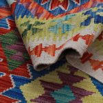 Kilim szőnyeg 152x102 kézi szövésű afgán gyapjú kilim
