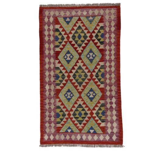 Kilim szőnyeg 167x96 kézi szövésű afgán gyapjú kilim