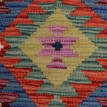 Etnikai Kilim szőnyeg 161x100 kézi szövésű gyapjú kilim