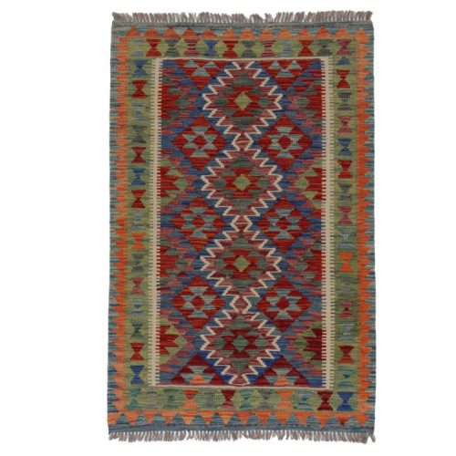 Kilim szőnyeg Chobi 153x99 kézi szövésű afgán gyapjú kilim