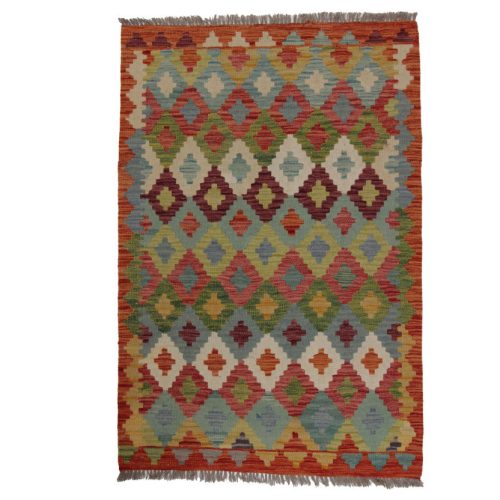 Kilim szőnyeg 150x102 kézi szövésű afgán gyapjú kilim