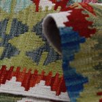 Kilim szőnyeg 155x101 kézi szövésű afgán gyapjú szőttes