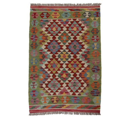 Kilim szőnyeg 148x104 kézi szövésű afgán gyapjú kilim