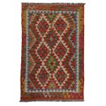 Kilim szőnyeg 152x102 kézi szövésű afgán gyapjú kilim