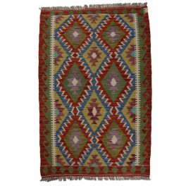 Kilim szőnyeg 152x101 kézi szövésű afgán gyapjú kilim