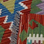 Kilim szőnyeg 152x101 kézi szövésű afgán gyapjú kilim