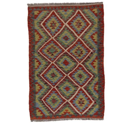 Kilim szőnyeg 156x103 kézi szövésű afgán gyapjú kilim