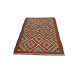 Kilim szőnyeg 156x103 kézi szövésű afgán gyapjú kilim
