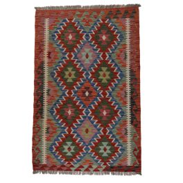 Kilim szőnyeg 157x104 kézi szövésű afgán gyapjú kilim