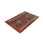 Kilim szőnyeg 157x104 kézi szövésű afgán gyapjú kilim