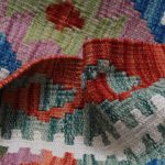 Kilim szőnyeg 157x104 kézi szövésű afgán gyapjú kilim