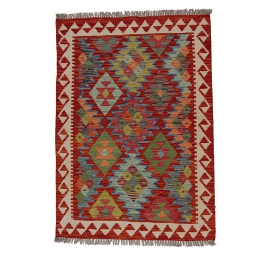 Chobi Kilim szőnyeg 150x106 kézi szövésű afgán gyapjú kilim
