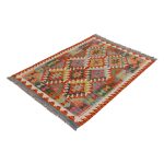 Kilim szőnyeg 145x103 kézi szövésű afgán gyapjú kilim