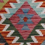 Kilim szőnyeg 145x103 kézi szövésű afgán gyapjú kilim