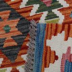 Kilim szőnyeg 145x103 kézi szövésű afgán gyapjú kilim