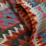 Kilim szőnyeg 145x103 kézi szövésű afgán gyapjú kilim