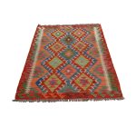 Kilim szőnyeg 152x107 kézi szövésű afgán gyapjú kilim