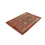 Kilim szőnyeg 152x107 kézi szövésű afgán gyapjú kilim