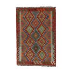 Kilim szőnyeg 152x107 kézi szövésű afgán gyapjú kilim