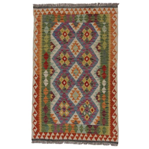 Kilim szőnyeg 162x103 kézi szövésű afgán gyapjú kilim