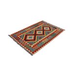 Kilim szőnyeg 151x101 kézi szövésű afgán gyapjú kilim