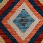 Kilim szőnyeg 151x101 kézi szövésű afgán gyapjú kilim