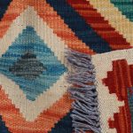 Kilim szőnyeg 151x101 kézi szövésű afgán gyapjú kilim