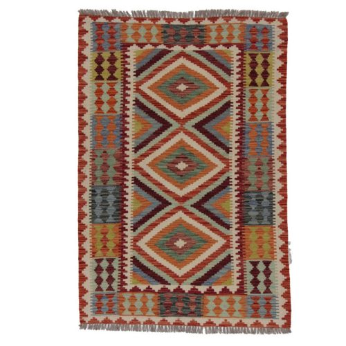 Kilim szőnyeg Chobi 147x99 kézi szövésű afgán gyapjú kilim