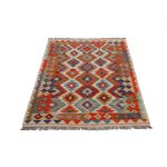 Kilim szőnyeg 146x103 kézi szövésű afgán gyapjú kilim
