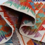 Kilim szőnyeg 146x103 kézi szövésű afgán gyapjú kilim