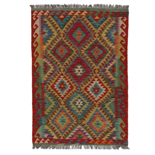 Kilim szőnyeg 148x104 kézi szövésű afgán gyapjú kilim