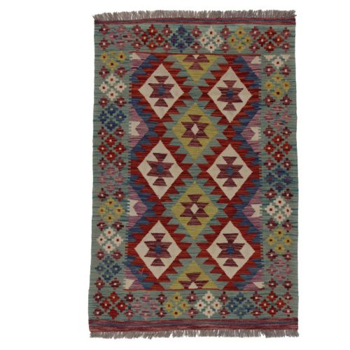 Kilim szőnyeg 157x102 kézi szövésű afgán gyapjú kilim