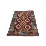 Kilim szőnyeg 157x102 kézi szövésű afgán gyapjú kilim