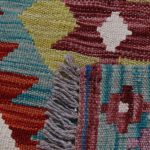 Kilim szőnyeg 157x102 kézi szövésű afgán gyapjú kilim