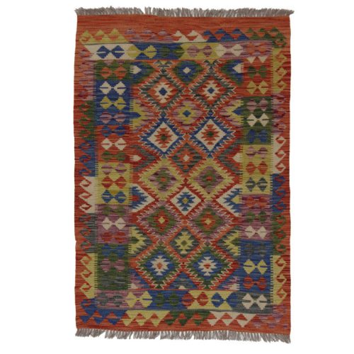 Kilim szőnyeg 148x101 kézi szövésű afgán gyapjú kilim