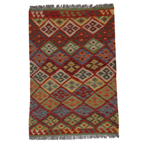 Kilim szőnyeg 154x103 kézi szövésű afgán gyapjú kilim