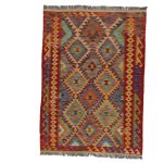 Kilim szőnyeg 151x109 kézi szövésű afgán gyapjú kilim