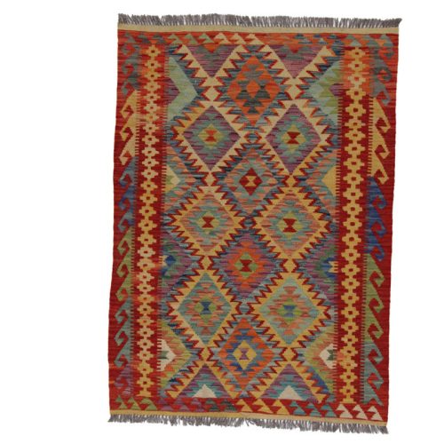 Kilim szőnyeg 151x109 kézi szövésű afgán gyapjú kilim