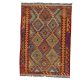 Kilim szőnyeg Chobi 151x109 kézi szövésű afgán gyapjú kilim