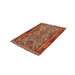 Kilim szőnyeg 151x109 kézi szövésű afgán gyapjú kilim