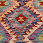 Kilim szőnyeg 151x109 kézi szövésű afgán gyapjú kilim