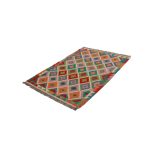 Kilim szőnyeg 154x104 kézi szövésű afgán gyapjú kilim