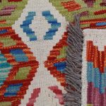 Kézi szövésű Kilim szőnyeg 138x101 afgán gyapjú kilim