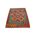 Kilim szőnyeg Chobi 144x98 kézi szövésű afgán gyapjú kilim